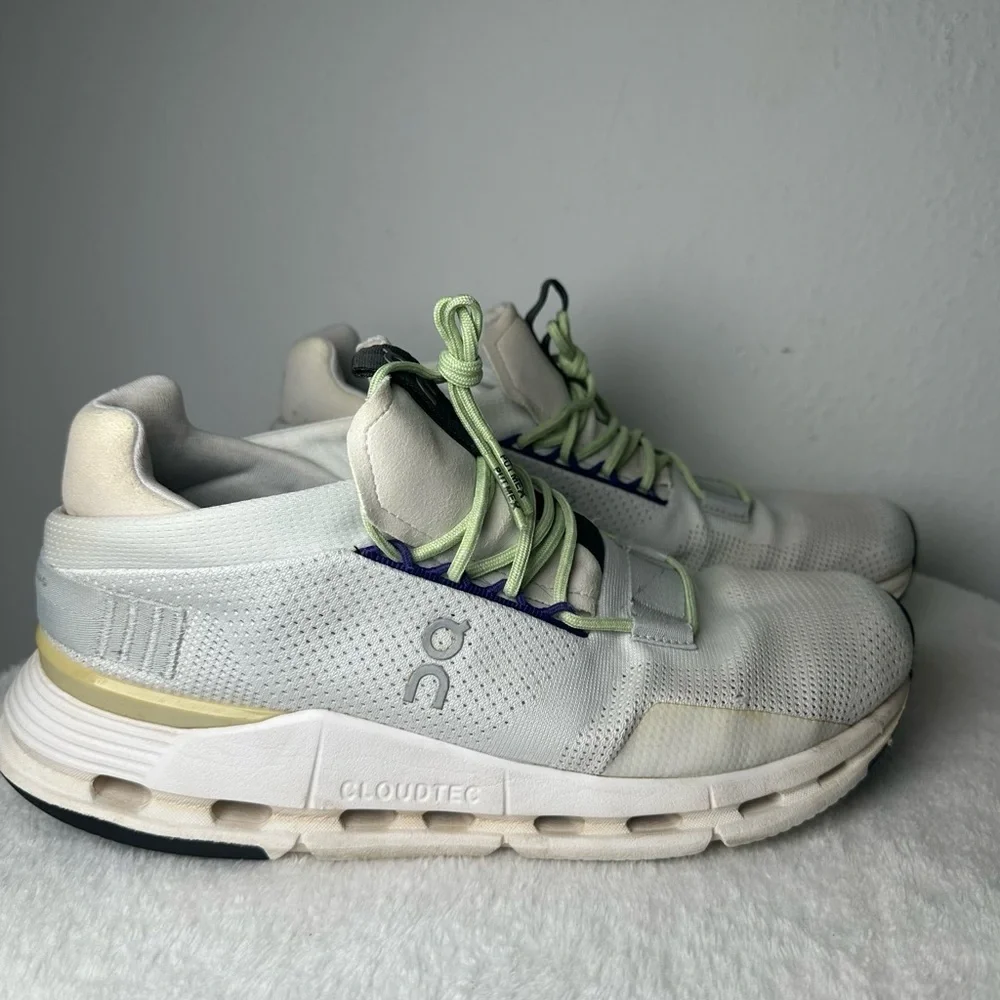 Mens On Cloudnova Undyed White Seedling Athletic Running Sneakers Shoes Size 8.5